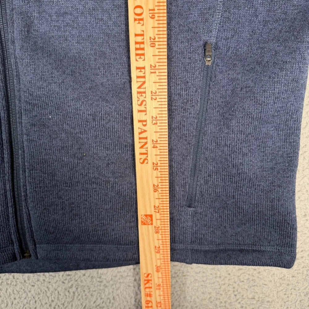 LL Bean Jacket Men XLT Tall Blue Sweater Fleece Full Zip Outdoor Slightly Fitted